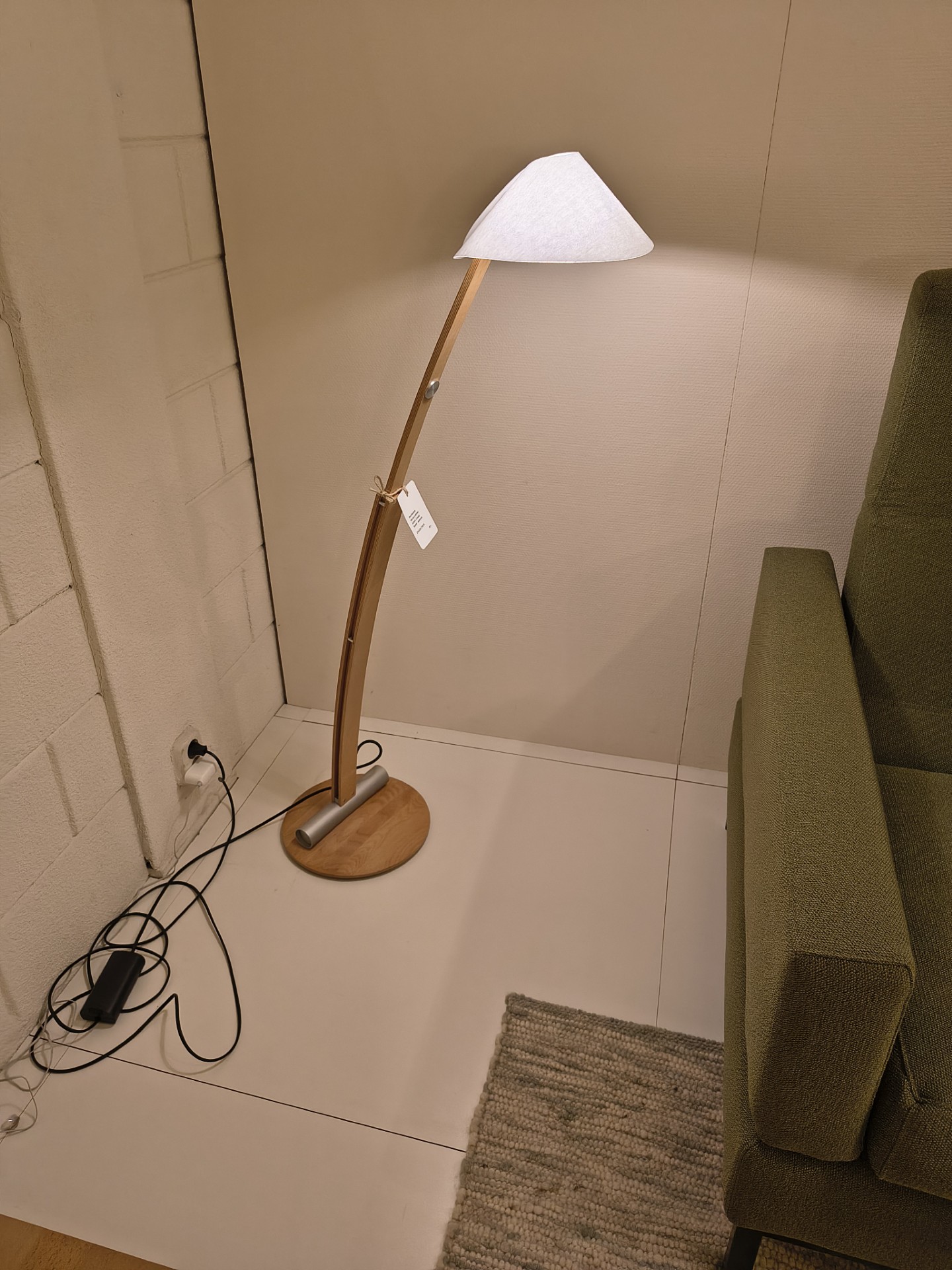 Vloer-leeslamp Domus