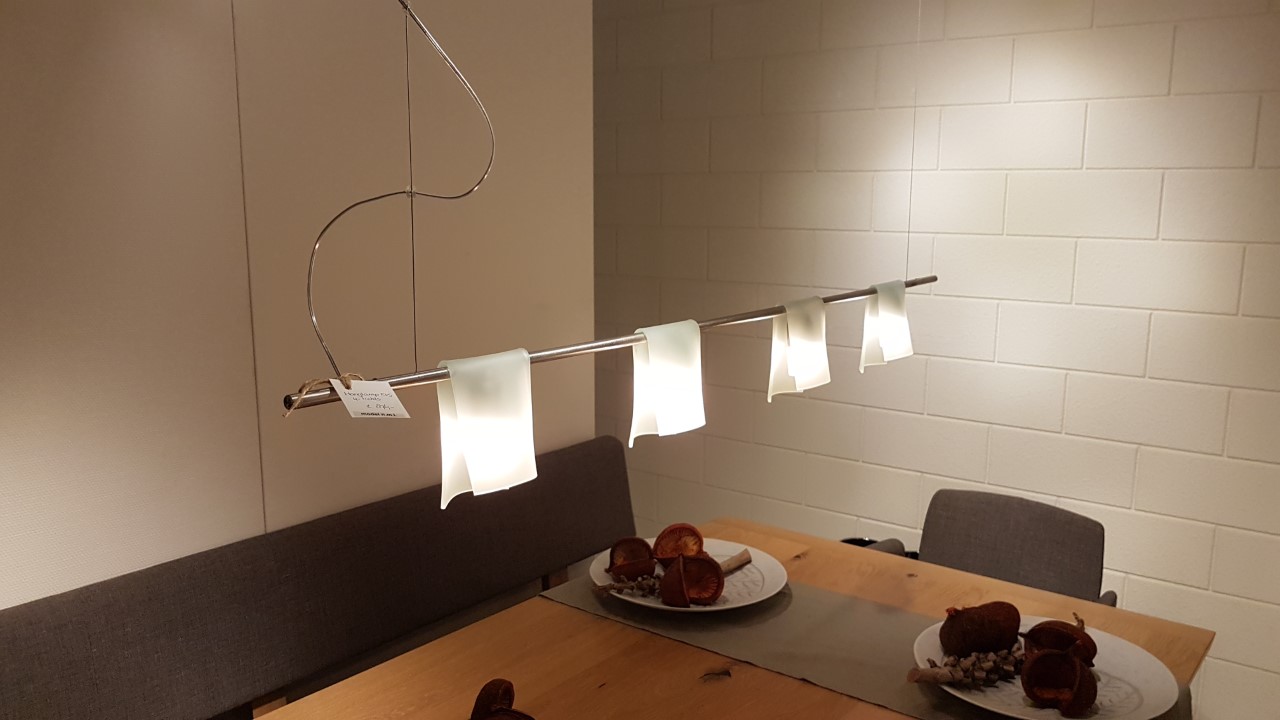 Hanglamp glazen kelkjes
